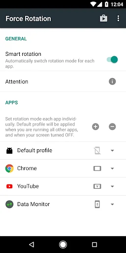 Force Rotation: Auto-rotate screenshot 1
