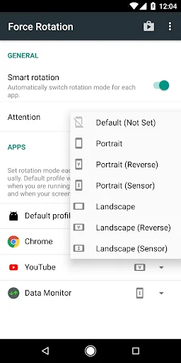 Force Rotation: Auto-rotate screenshot 2