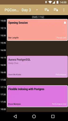 PGCon 2018 Schedule