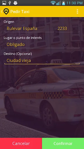 Voy en Taxi – App Taxi Uruguay screenshot 3
