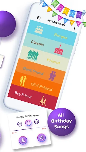Happy Birthday Songs screenshot 2
