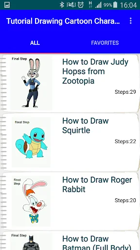 Tutorial Drawing Cartoon Chara
