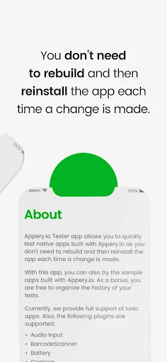 Appery.io Tester screenshot 3