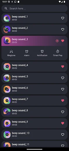 Beep sounds