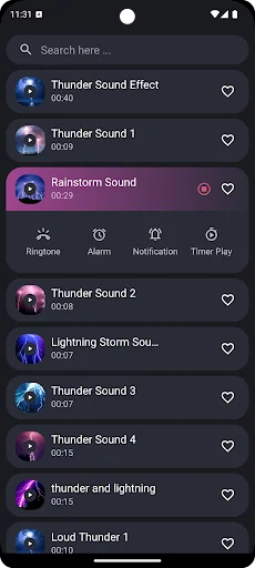 Thunder and Lightning Sounds