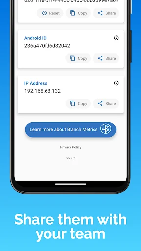Branch Metrics DeviceID Finder screenshot 4