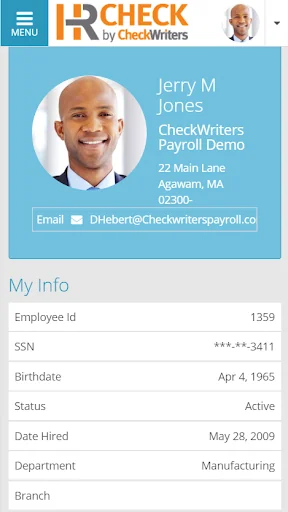Checkwriters ESS screenshot 2