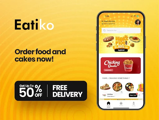 Eatiko - Food & Cake Delivery screenshot 1