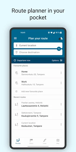 Nysse - Journey planner