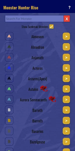 Sunbreak Monster Weaknesses