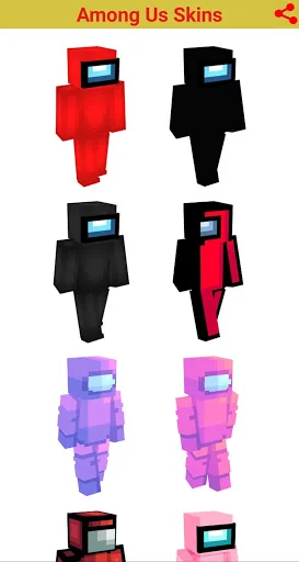 Among Us Skins minecraft
