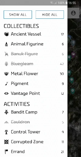 MapGenie: HZD Map screenshot 2