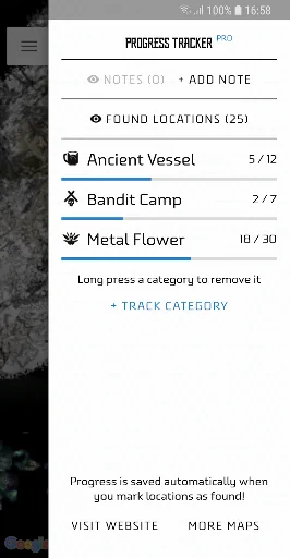 MapGenie: HZD Map screenshot 4