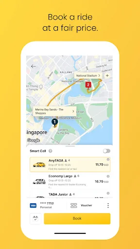 TADA - Taxi, Cab, Ride Hailing screenshot 4