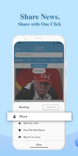 Oigetit Fake News Filter screenshot 4