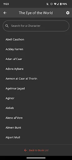 Wheel Of Time Compendium screenshot 2