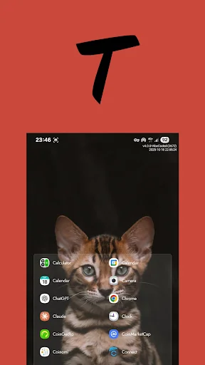 Takan - Vibe Glass Launcher screenshot 1