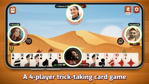 Callbreak.com - Card game screenshot 1