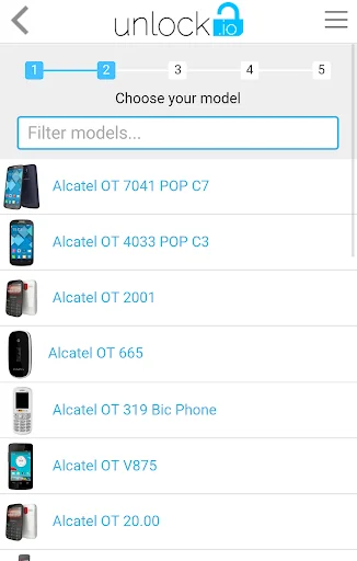 Unlock your Alcatel phones screenshot 2