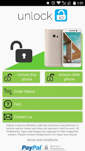 SIM Unlock for HTC phones screenshot 1