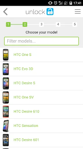 SIM Unlock for HTC phones screenshot 2