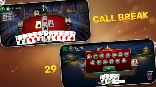 Callbreak, Ludo & 29 Card Game