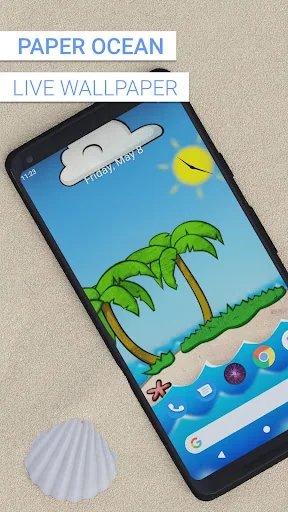 Paper Ocean Live Wallpaper