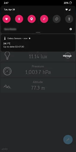 Galaxy Sensors screenshot 4