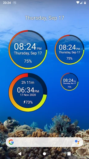 Battery Clock
