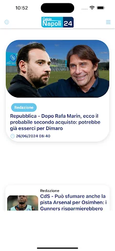 CalcioNapoli24 screenshot 1