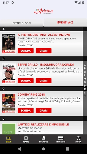 Webtic Teatro Ariston Sanremo