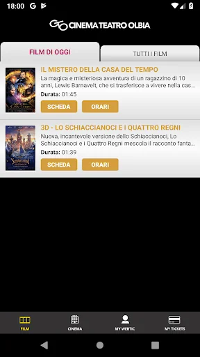 Webtic Cinema Teatro Olbia