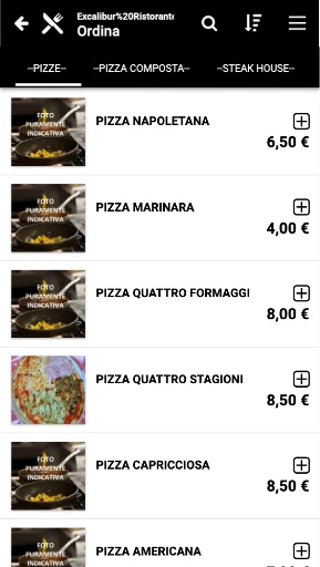 Excalibur - Ristorante Pizzeri