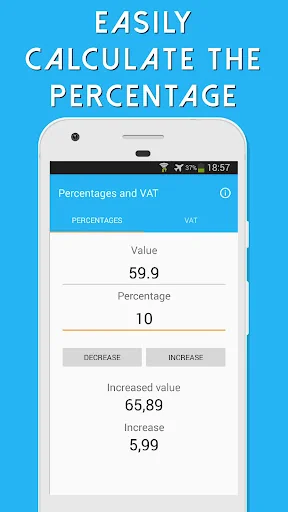 Percentages and VAT Calculator
