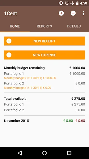 1Cent: My expenses