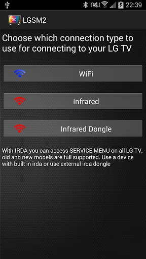 Service Menu Exp LG TV PRO screenshot 1