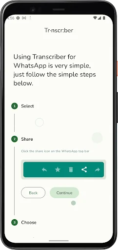 Transcriber for WhatsApp screenshot 3