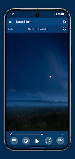 Relax Night: sleep sounds screenshot 1