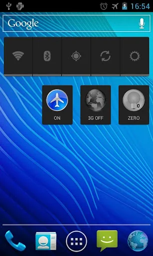 Airplane On/Off Widget screenshot 1