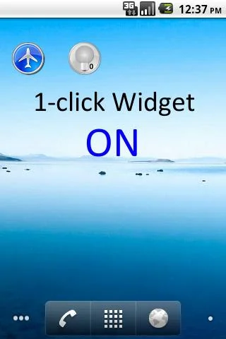 Airplane On/Off Widget screenshot 2