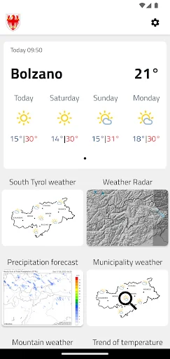 Weather South Tyrol screenshot 1
