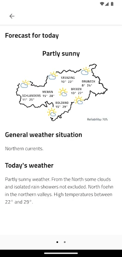 Weather South Tyrol screenshot 2