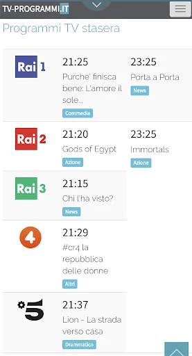 Guida TV - programmi tv