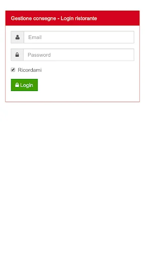 xMenu Gestione Consegne