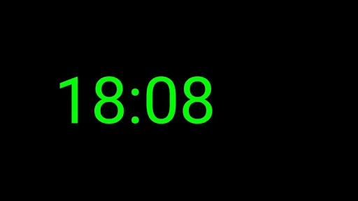Screensaver Clock