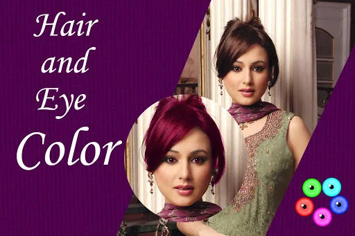 Hair And Eye Color Changer screenshot 1