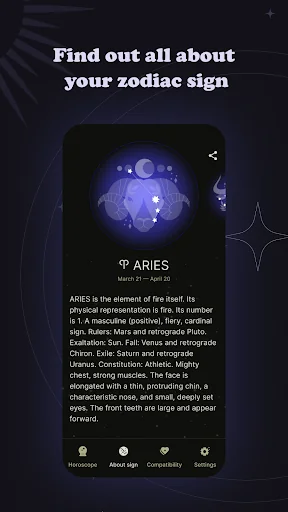 Personal daily horoscope 2025 screenshot 1