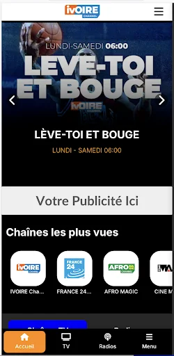 IVOIRE CHANNEL -  Mobile screenshot 2