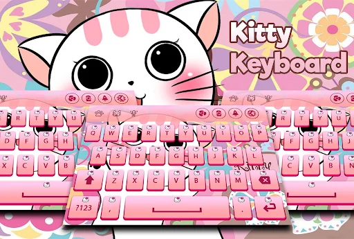 Love Kitty Keyboard screenshot 1