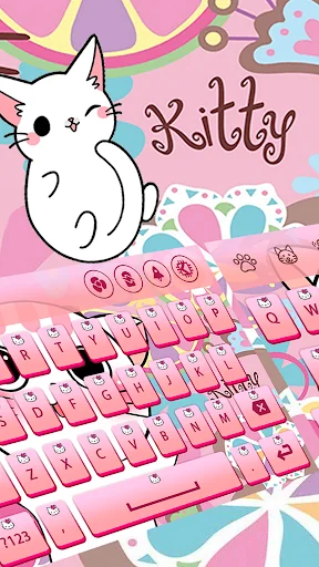 Love Kitty Keyboard screenshot 3